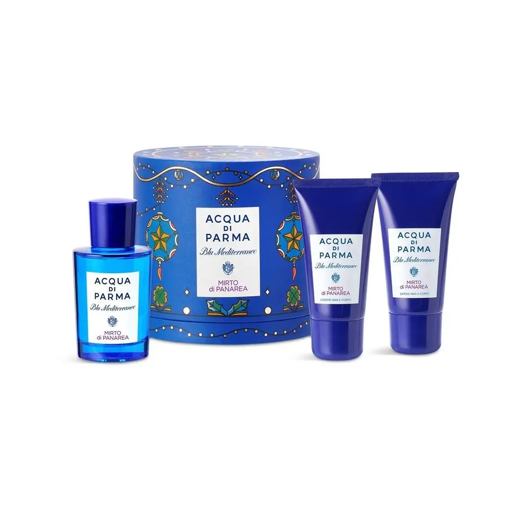 Unisex Blu Mediterraneo Mirto Di Panarea Gift Set Fragrances by Acqua Di Parma