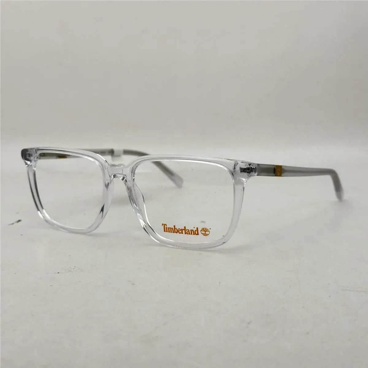 Timberland Mens Square Full Rim Eyeglasses TB50116-1 Matte Crystal