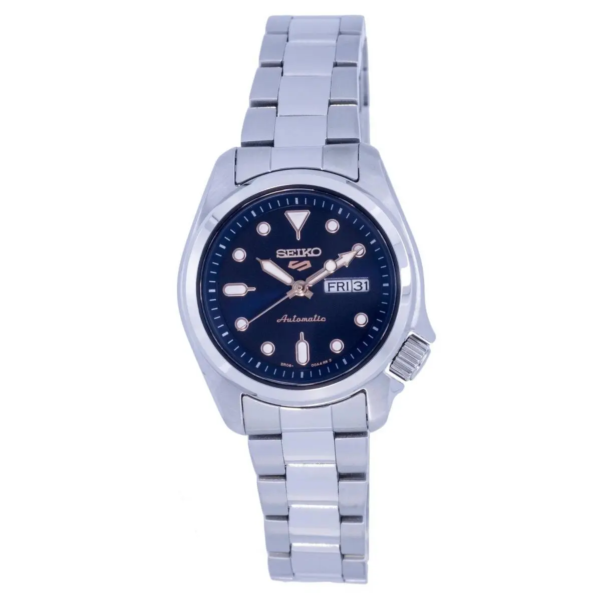 5 Sports Automatic Stainless Steel Blue Dial SRE003K1 Women`s Ladies Watch by Seiko