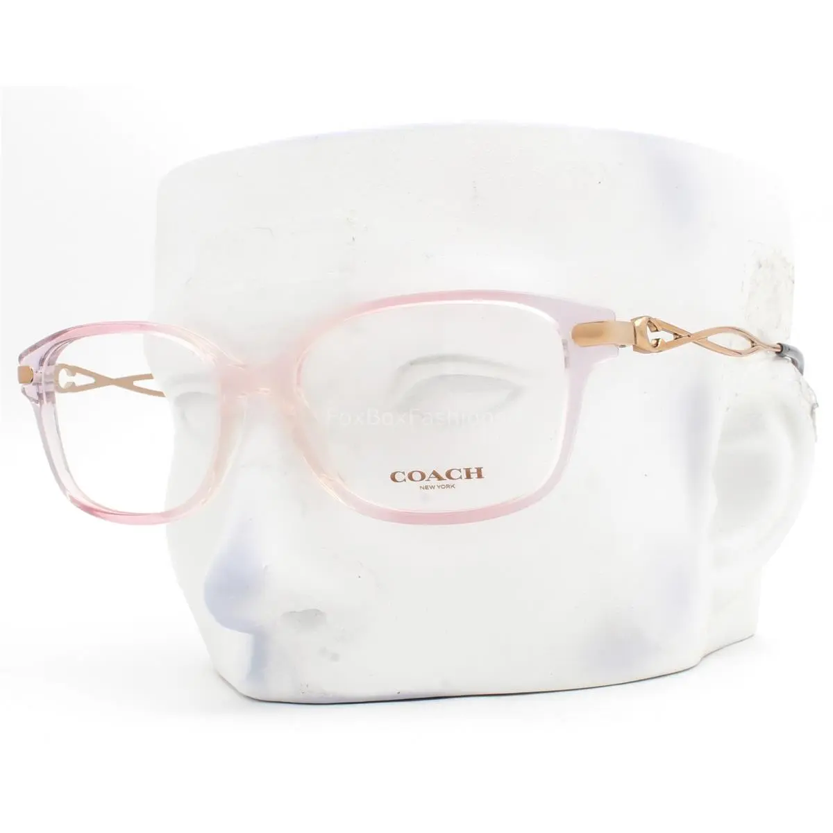 Coach Eyeglasses HC6172 5641 Glasses Crystal Pink to Purple Rose Gold 54mm Wcase
