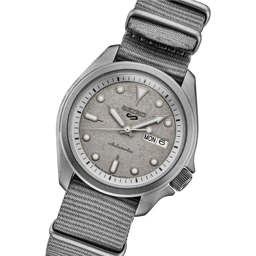 5 Sports Automatic Grey Cement Dial 40MM Watch SRPG63 Made IN Japan by Seiko