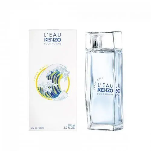 Men`s L`eau Hyper Wave Edt Spray 3.4 oz Fragrances 3274872407268 by Kenzo