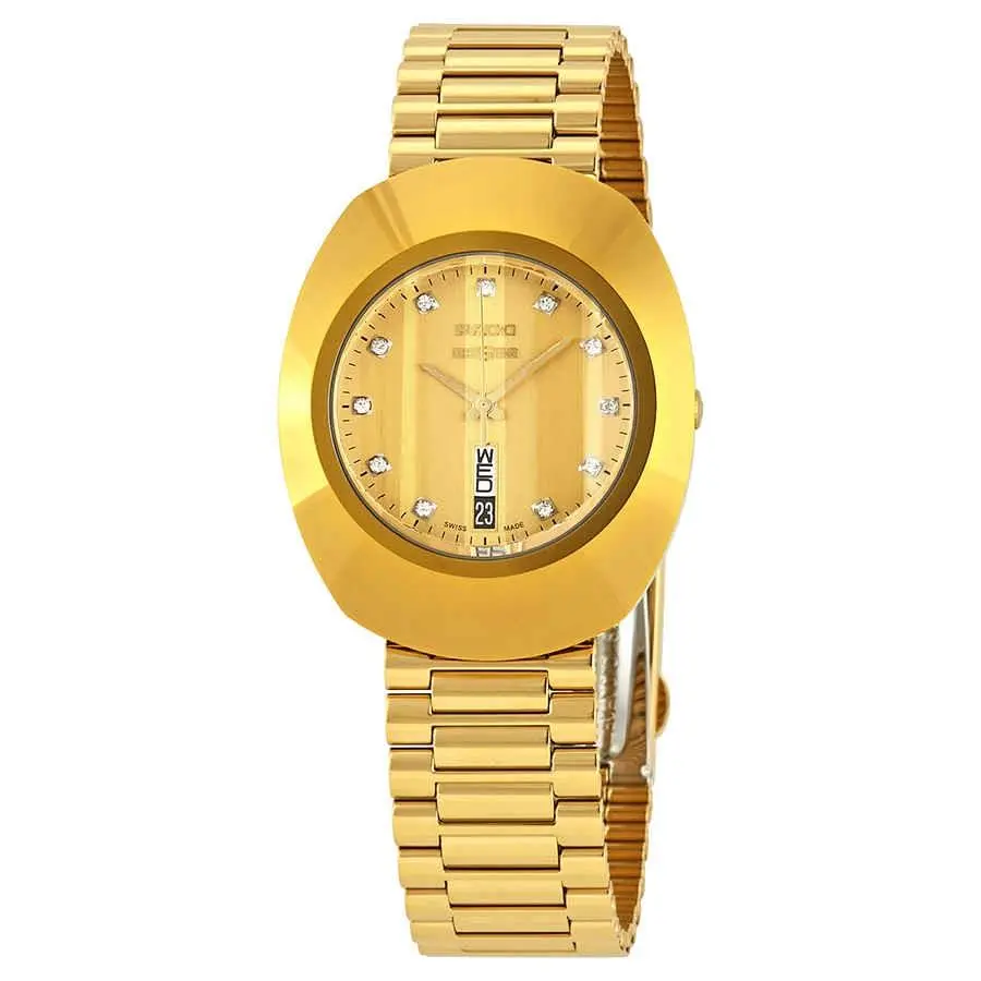 The Diamond Gold Dial Watch R12304303 by Rado