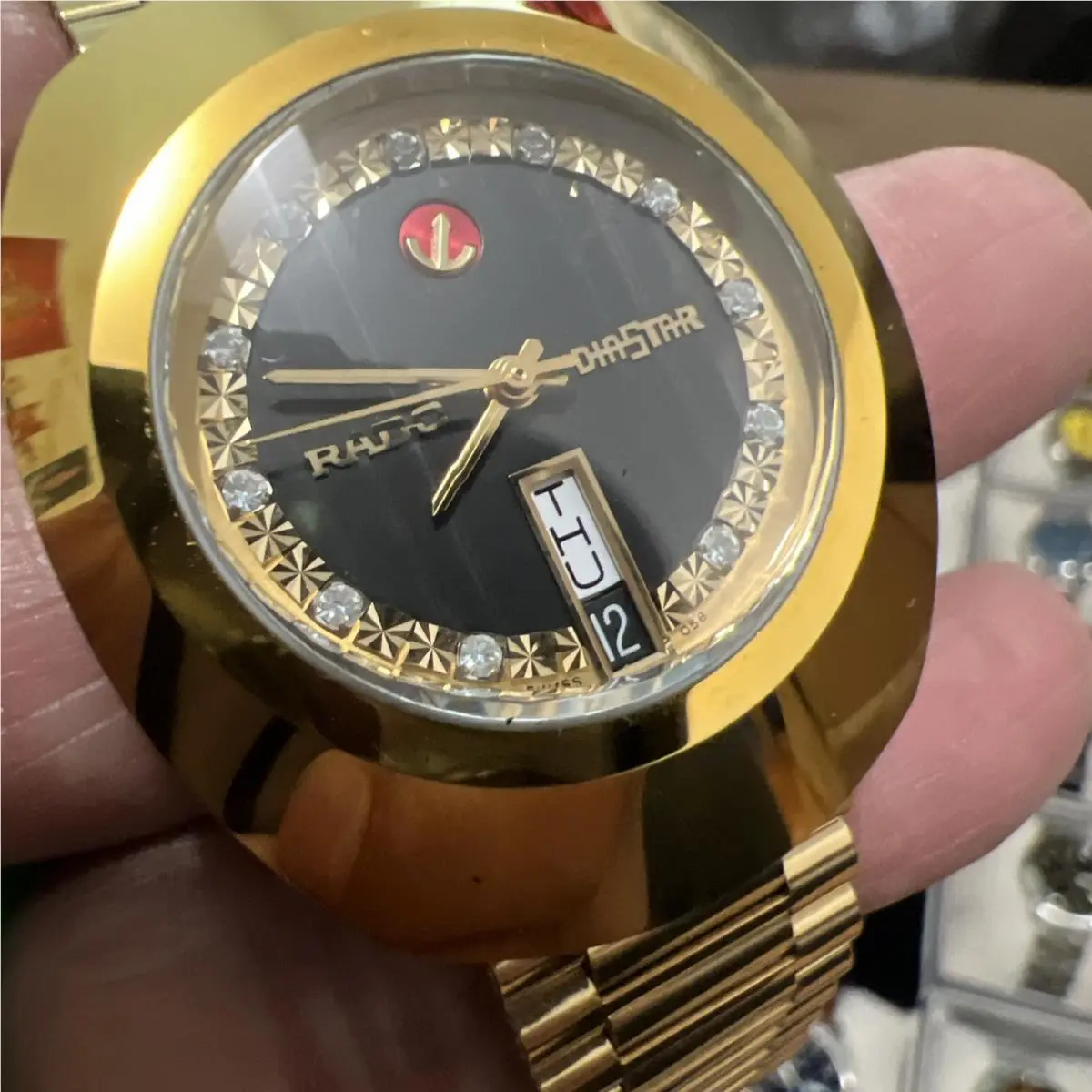 Diastar Automatic 38 mm Men Vintage Gold Watch 636.0313.3 Bns by Rado
