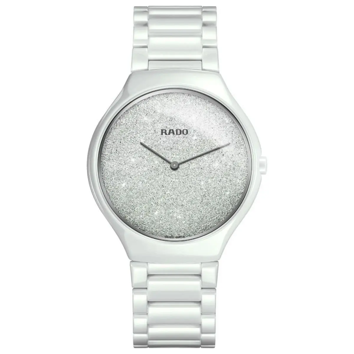 Rado Men`s Thinline Silver Dial Watch - R27007092