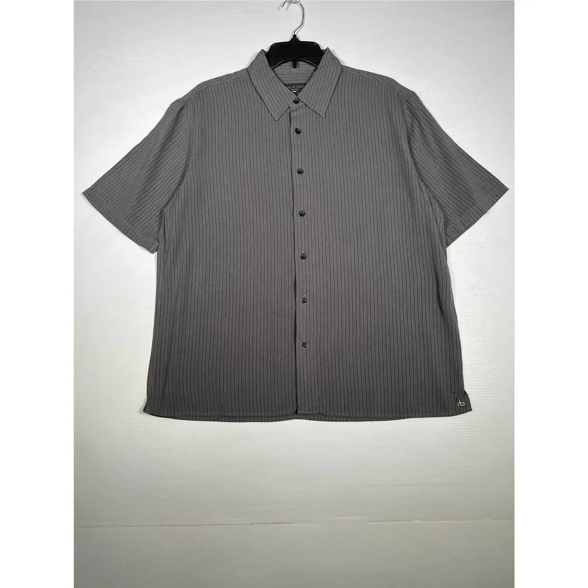 Rag Bone Relaxed Fit Dalton Dobby Striped Shirt Men`s Size M by Rag & Bone