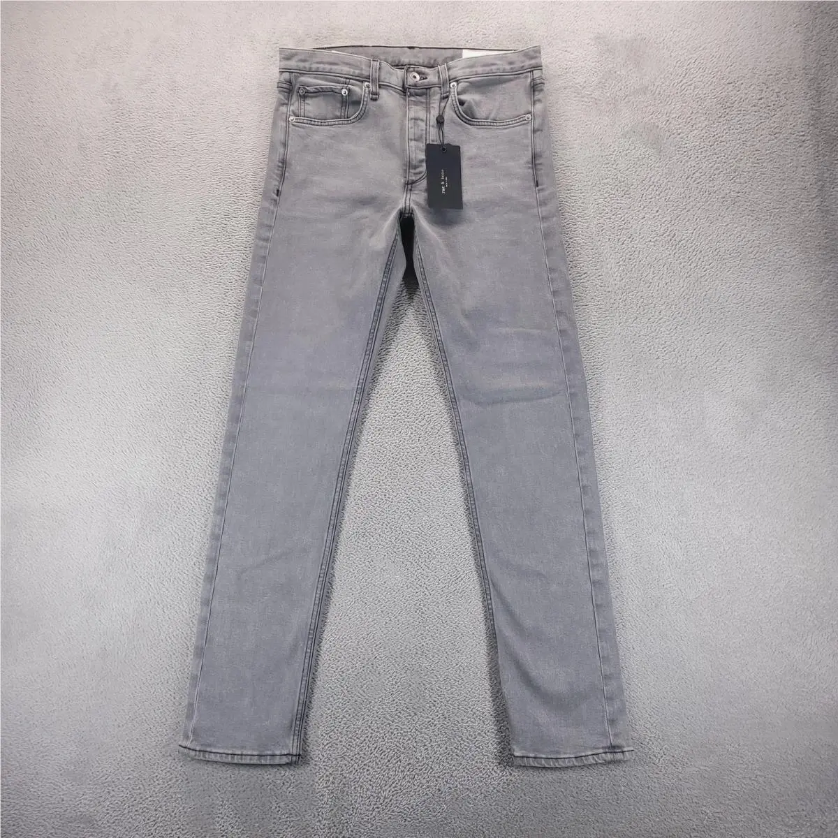 Rag Bone Jeans Mens 31x32 Gray Fit 2 Slim Tapered Stretch Minimalist