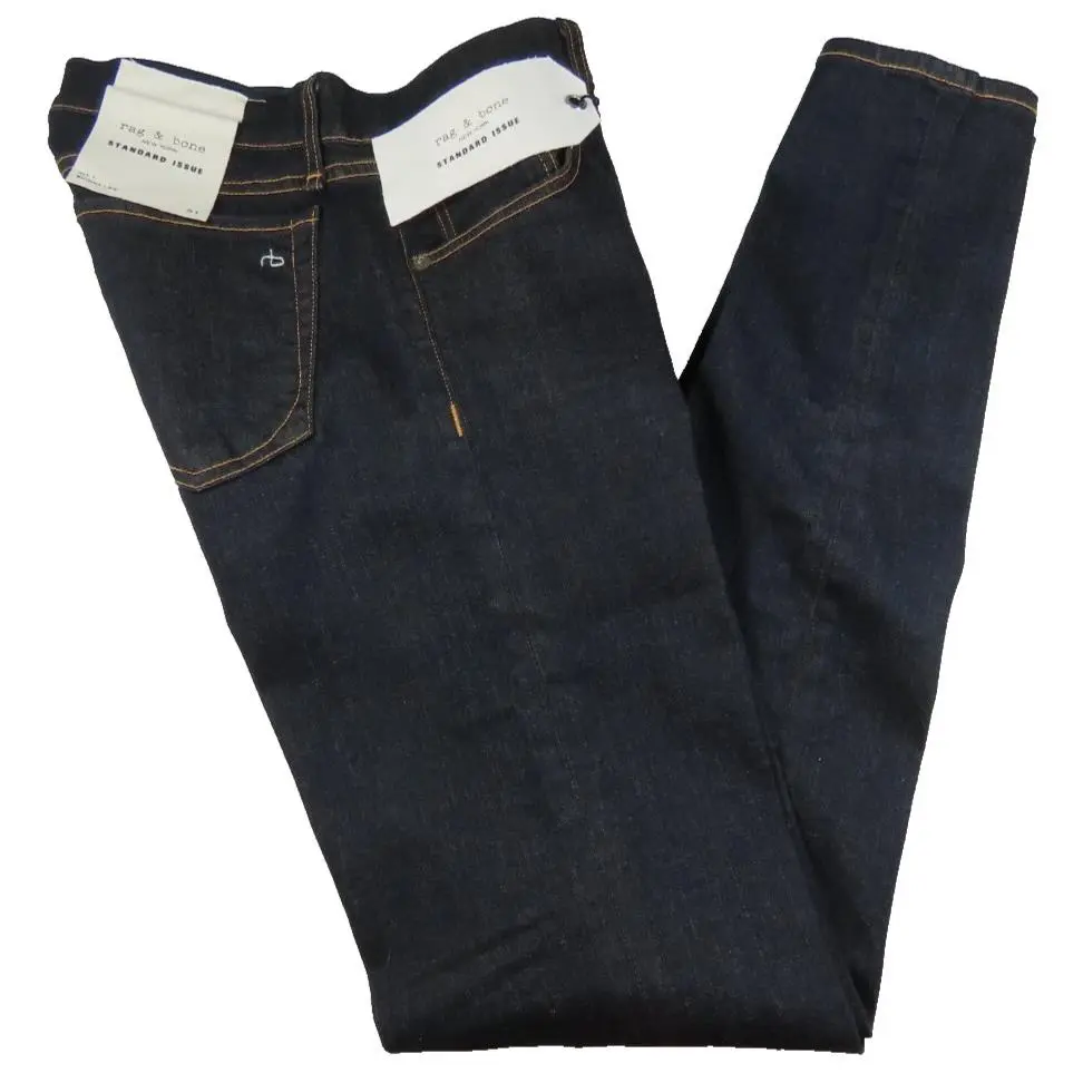 Rag Bone Standard Issue Skinny Leg Denim Blue Jeans Fit 1 Size 31x34 Usa