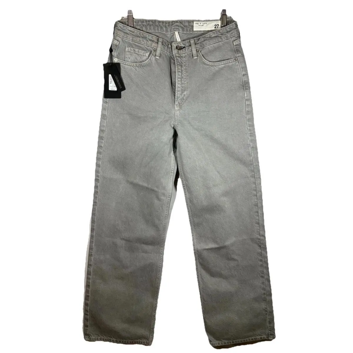 Rag Bone The Logan Mid-rise Wide Leg Jeans Women’s 27 Gray
