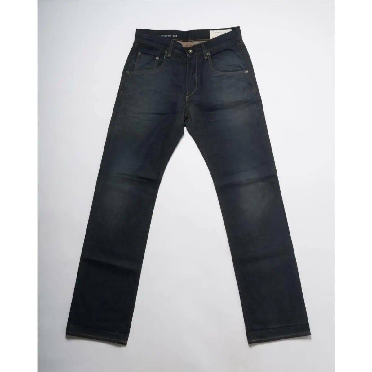 Rag Bone Dark Blue Classic Straight Leg Jeans Cotton Memphis RB 11X 32