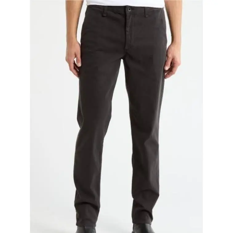 Rag Bone Men`s Fit 2 Stretch Twill Chino Pants Size 30x32 Black