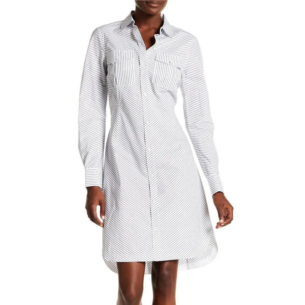 Rag Bone 152514 Albion Shirt Dress Blue/white Stripe Sz. Small by Rag & Bone