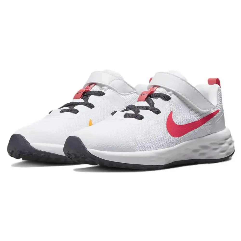 Nike Revolution 6 DD1095-101 Sneakers Kids US 12 White Running Shoes RHS9154