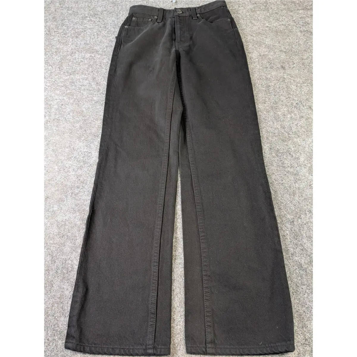 Rag Bone Maya High-rise Straight Jeans Black Organic Cotton Size 24