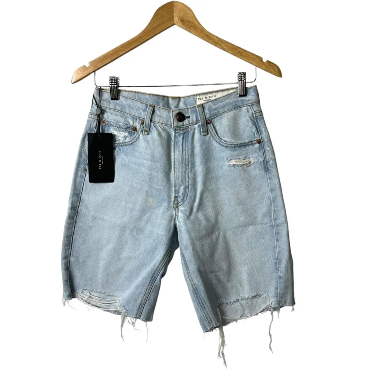 Rag Bone Vintage Bermuda Mid Rise Shorts Women’s Size 24 by Rag & Bone