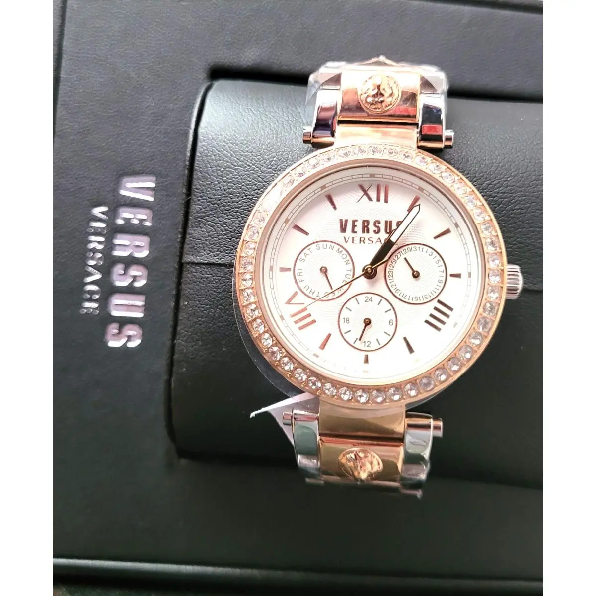 Versus By  Women Camden Market Crystal Two-tone SS Bracelet Watch 38m by Versace