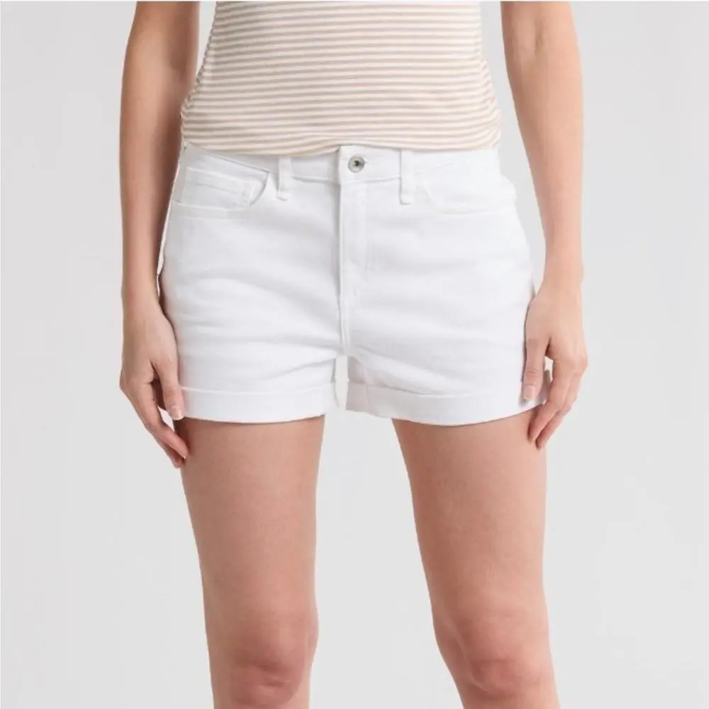 Rag Bone Dylan Denim Mid Rise Shorts White Size 31 Waist 10/12 by Rag & Bone