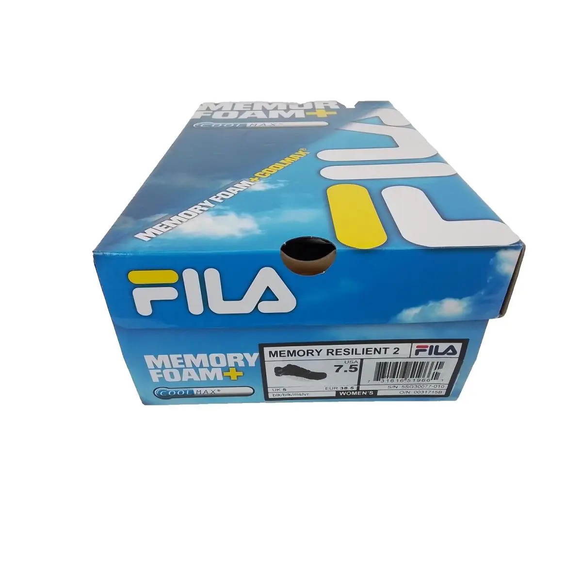 Fila shoes - Memory Resilient 2 - Memory Resilient - 5SG30077010 - Black (UPC: 731616519661) 7