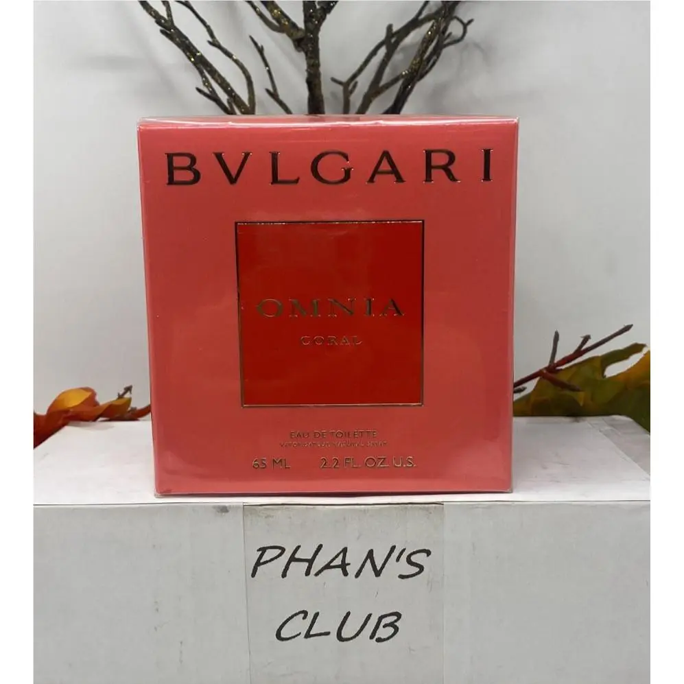 Bvlgari Omnia Coral 2.2oz Eau de Toilette Floral Fruity Perfume For Women