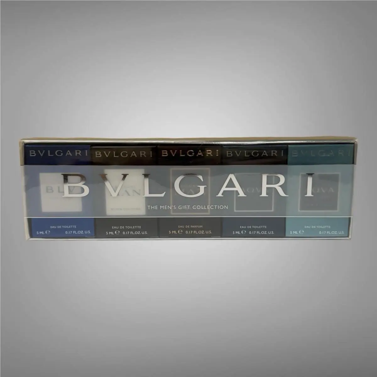 Travel Set Men’s Cologne Blv Man Black Man in Black Aqua Aqua Marine by Bvlgari
