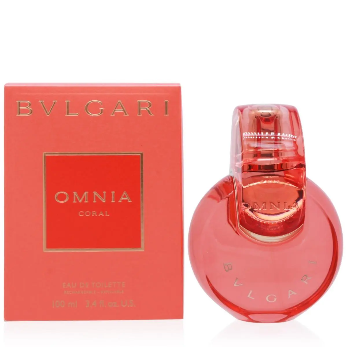 Omnia Coral  Edt Spray Refillable 3.3 Oz For Women by Bvlgari