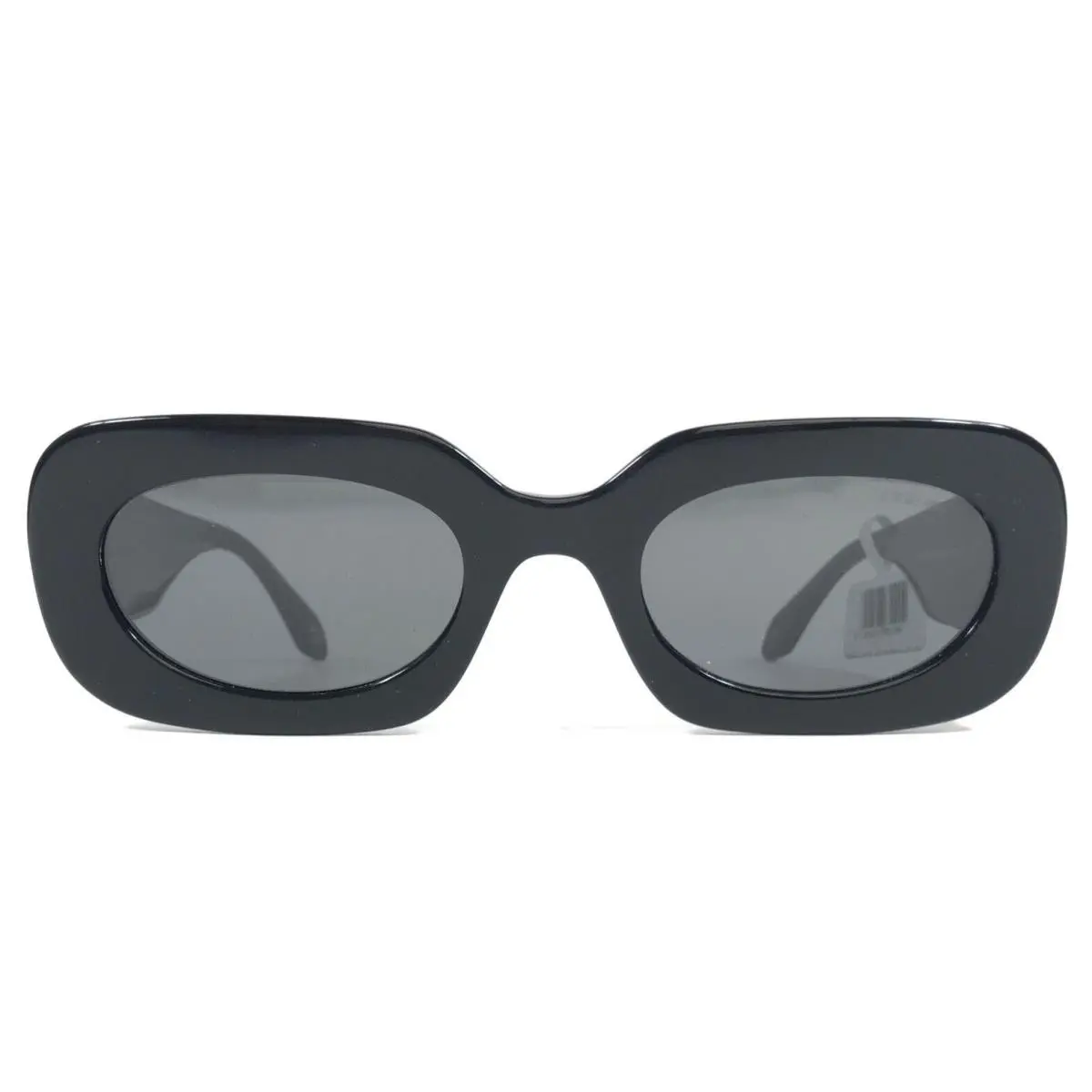 Sunglasses AR8182 5875/B1 Black Thick Rim Frames with Gray Lenses by Giorgio Armani