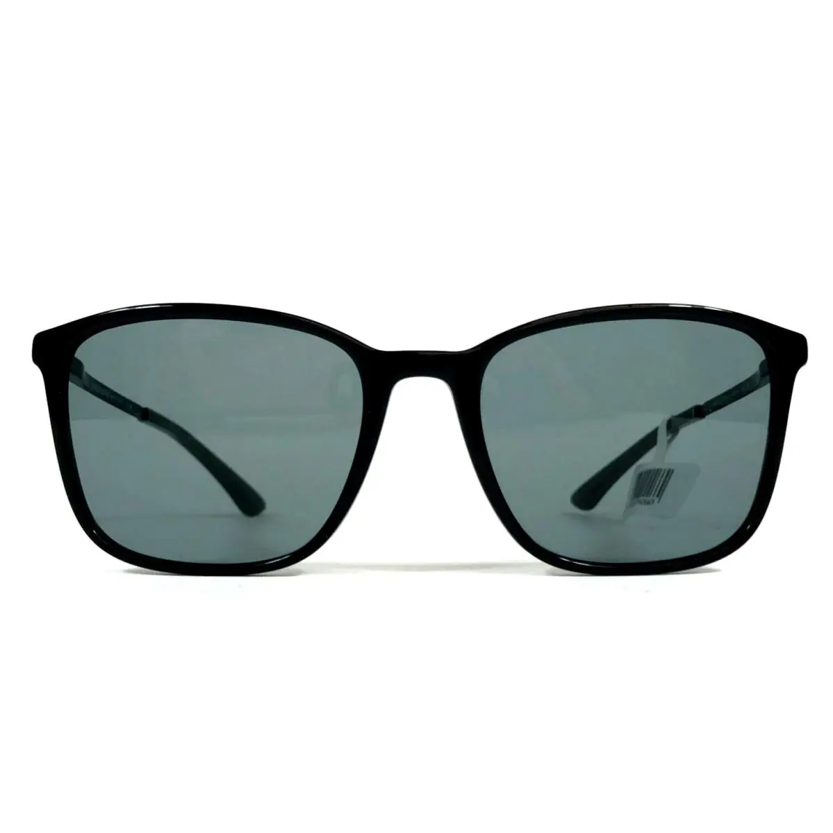 Giorgio Armani Sunglasses AR8197 5001/1 Black Square Frames with Grey Lenses