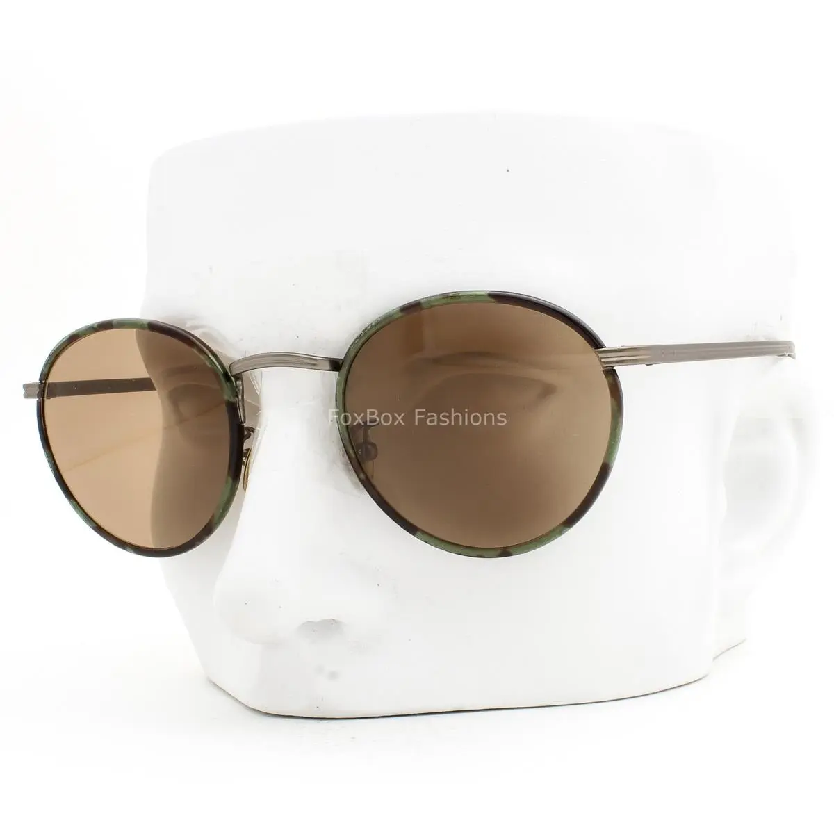 Giorgio Armani Sunglasses Brown Green Tortoise on Bronze AR 6163J 3006/73 W/case