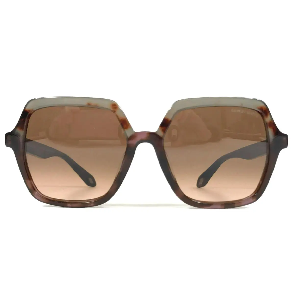 Sunglasses AR8193-U 6032/0A Havana Grey Bordeaux w/ Pink Gradient by Giorgio Armani