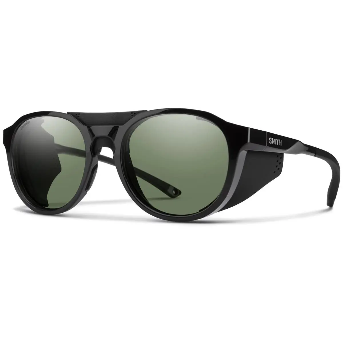 Smith Venture Sunglasses-black-chromapop Polarized Gray Green Lens by Smith Optics