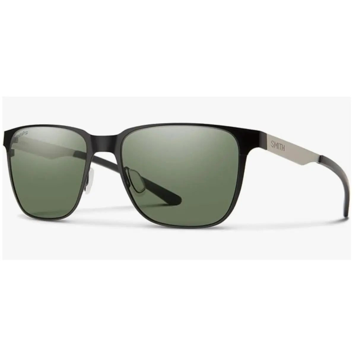 Smith Lowdown Metal Sunglasses-matte Black Silver-chromapop Polarized Gray by Smith Optics