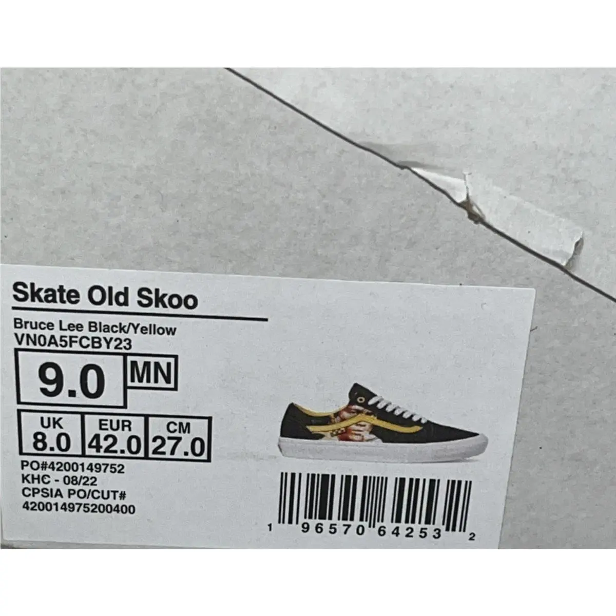 Vans shoes - Old Skool Bruce Lee - Old Skool Bruce Lee - VN0A5FCBY23 - Black 5