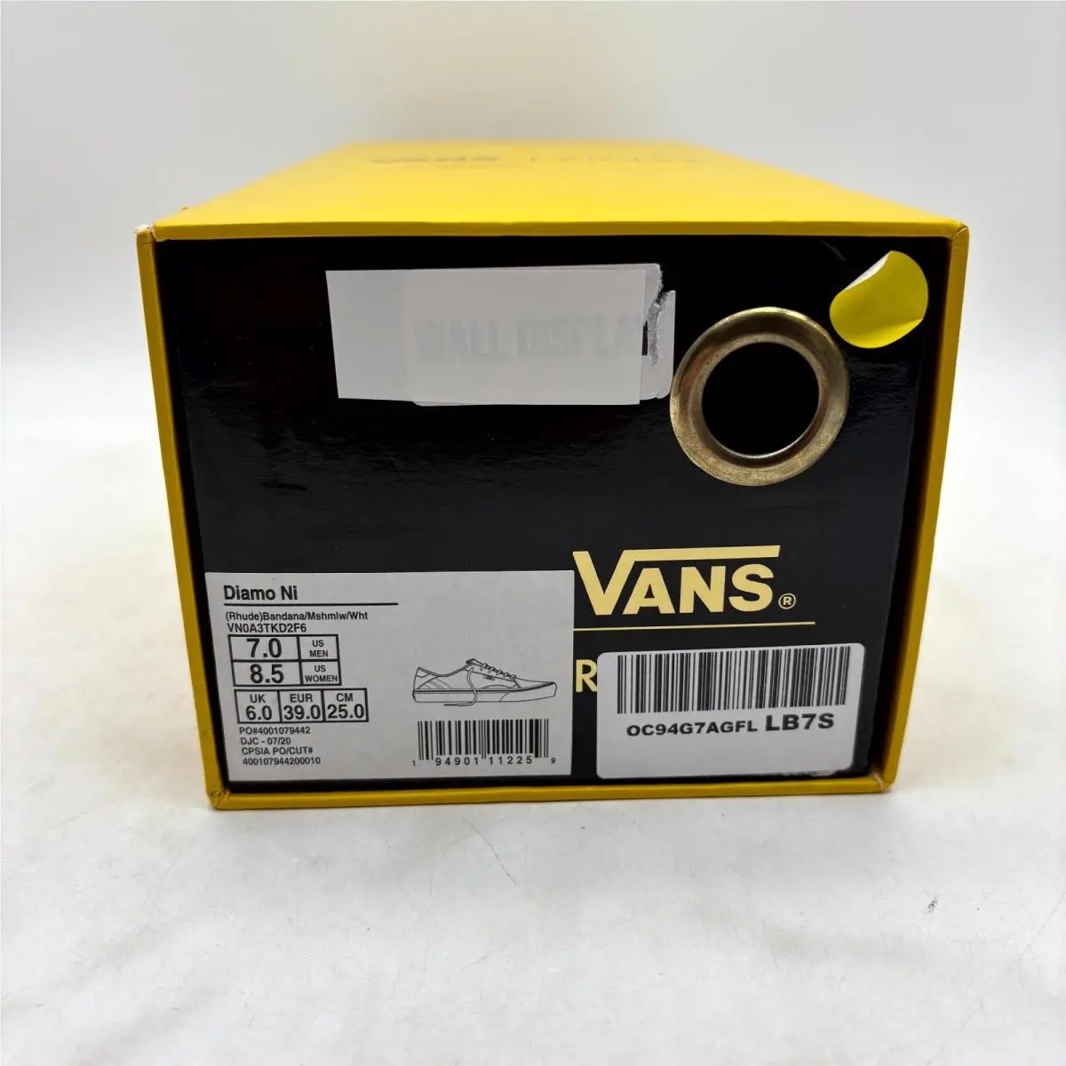 Vans shoes - VANS Diamo Ni - Diamo - VN0A3TKD2F6 - White (UPC: 194901112259) 7