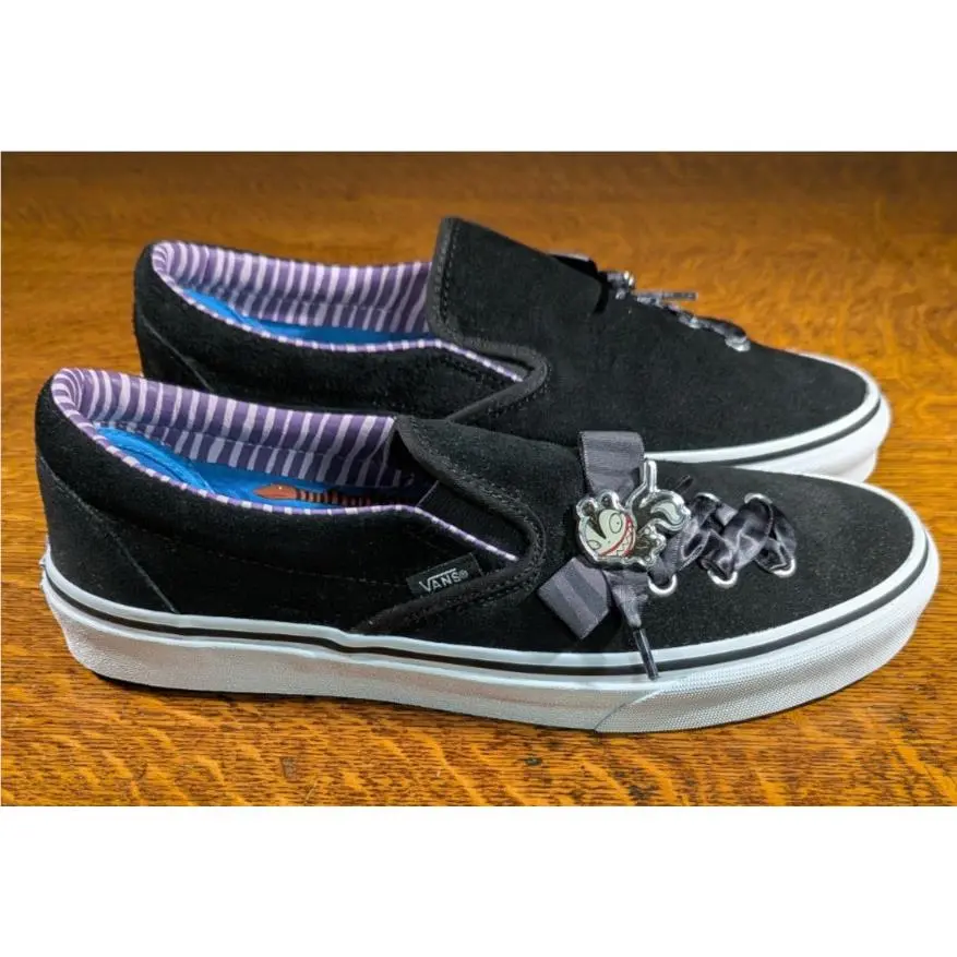 Disney x  The Nightmare Before Christmas Classic Slip On Shoes M 9.5/W 11 by Vans