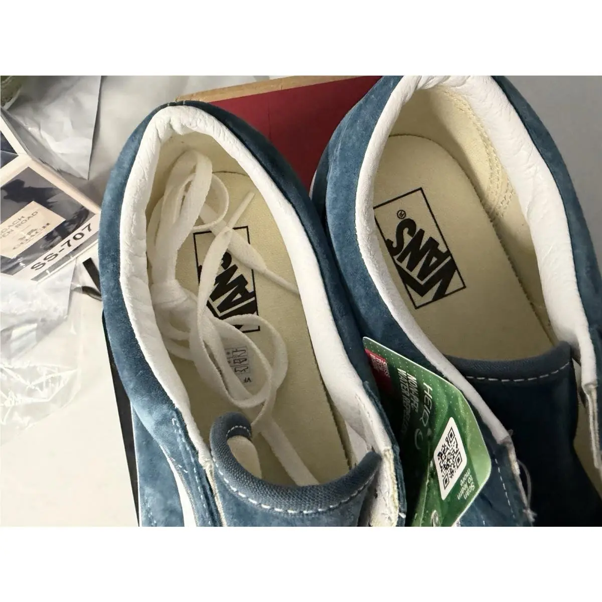 Old Skool Blue Suede Sneakers 11 1/2 Men’s 13 Women Inbox 2876 by Vans