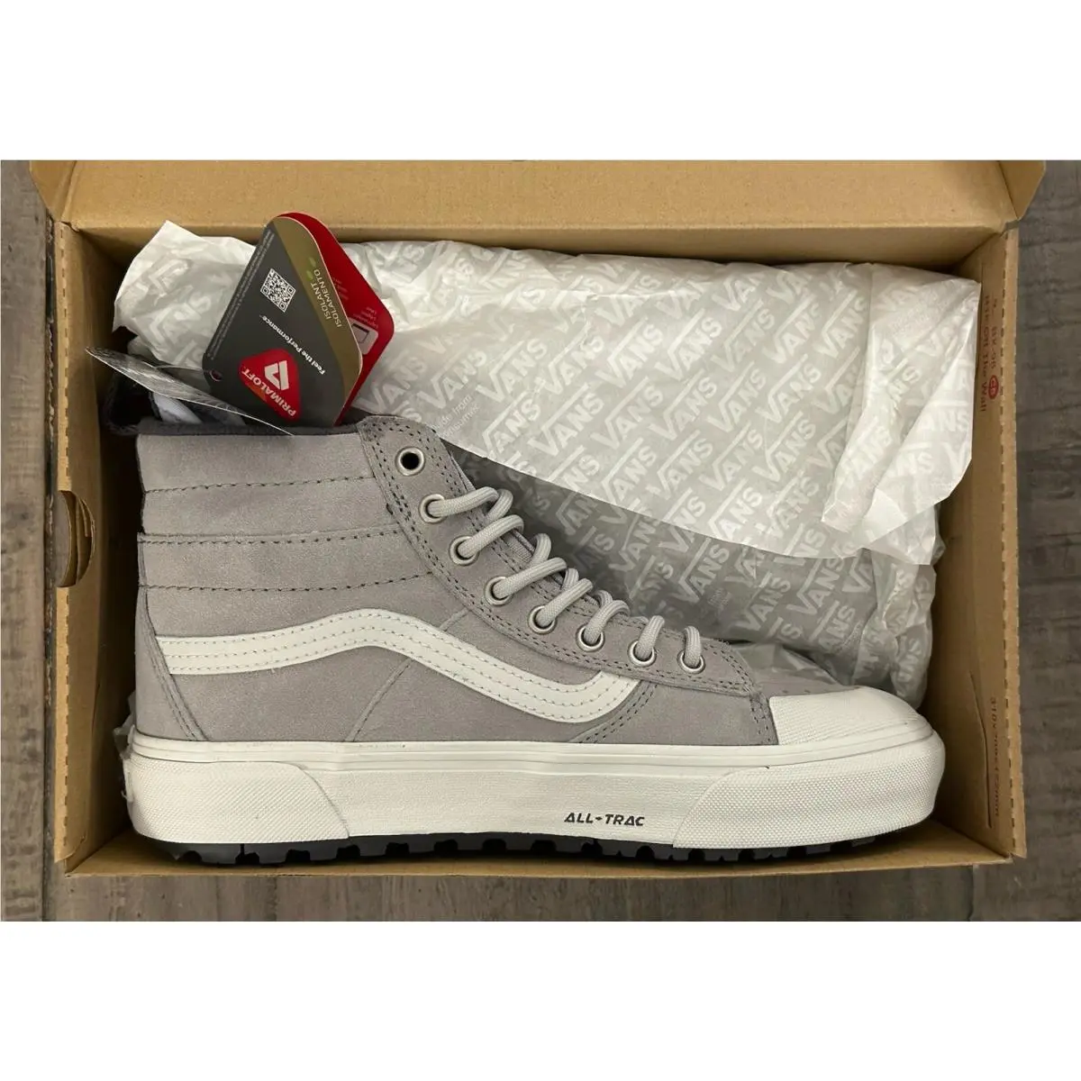 Men’s US 7.5 Women’s US 9 Mte Sk8-Hi Waterproof Insulated Sneakers Gray by Vans