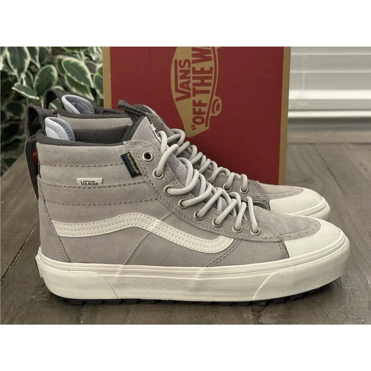 Vans shoes - Vans Mte Sk8-Hi Waterproof Sneakers Gray - VN000CVTBGF - Gray (UPC: 197065565879) 8