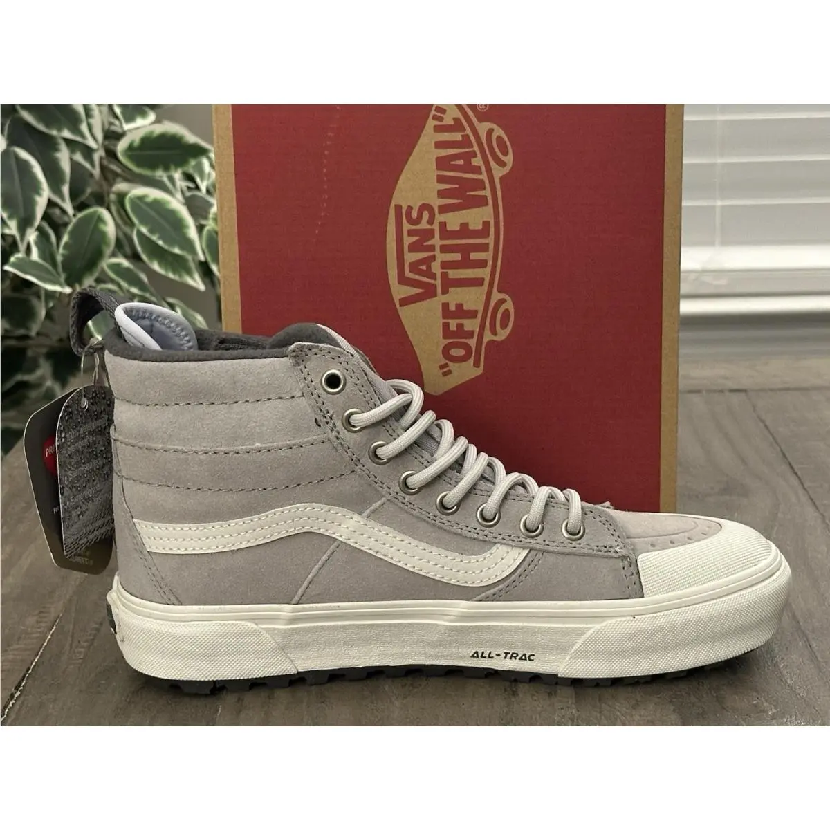 Vans shoes - Vans Mte Sk8-Hi Waterproof Sneakers Gray - VN000CVTBGF - Gray (UPC: 197065565879) 9
