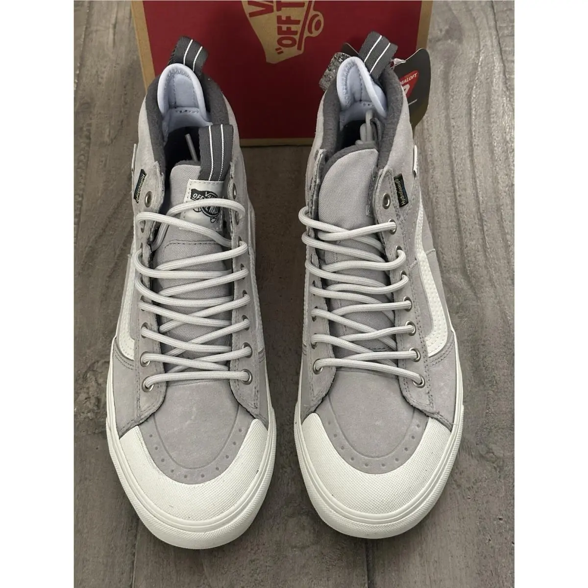 Vans shoes - Vans Mte Sk8-Hi Waterproof Sneakers Gray - VN000CVTBGF - Gray (UPC: 197065565879) 1