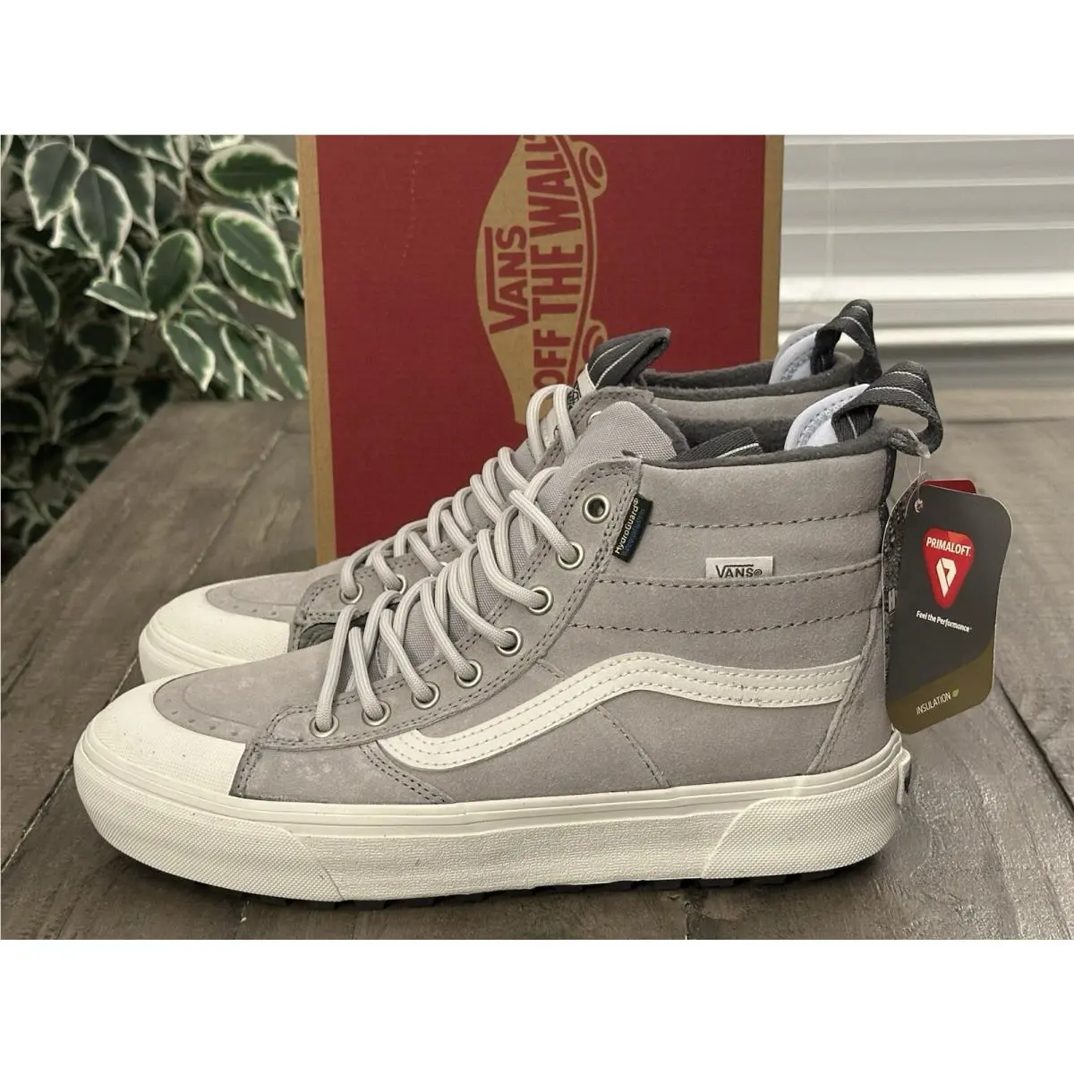 Vans shoes - Vans Mte Sk8-Hi Waterproof Sneakers Gray - VN000CVTBGF - Gray (UPC: 197065565879) 4