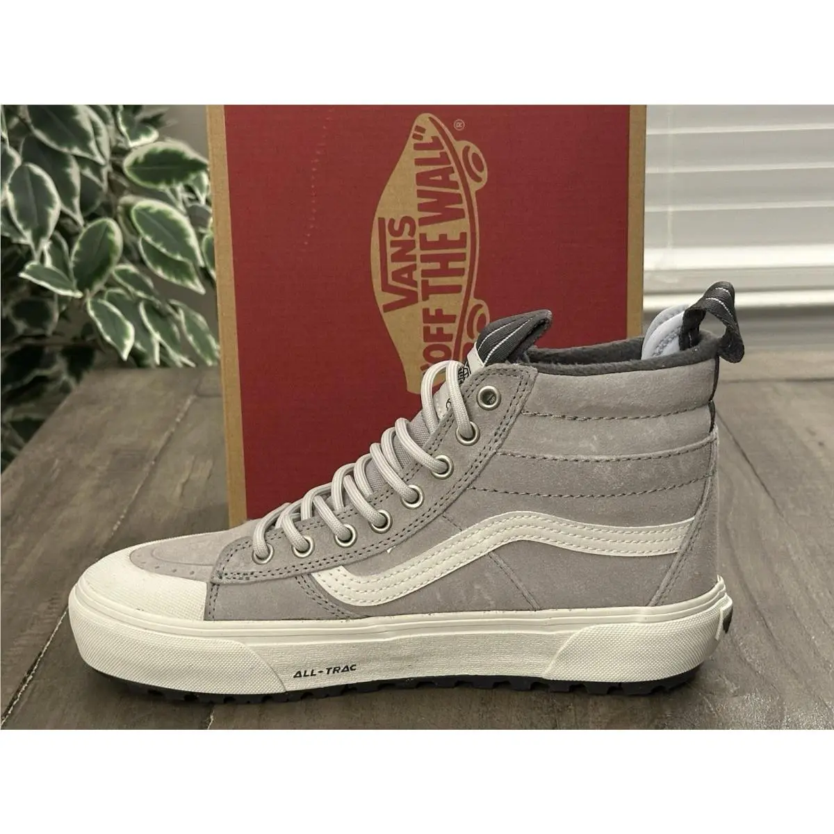 Vans shoes - Vans Mte Sk8-Hi Waterproof Sneakers Gray - VN000CVTBGF - Gray (UPC: 197065565879) 5