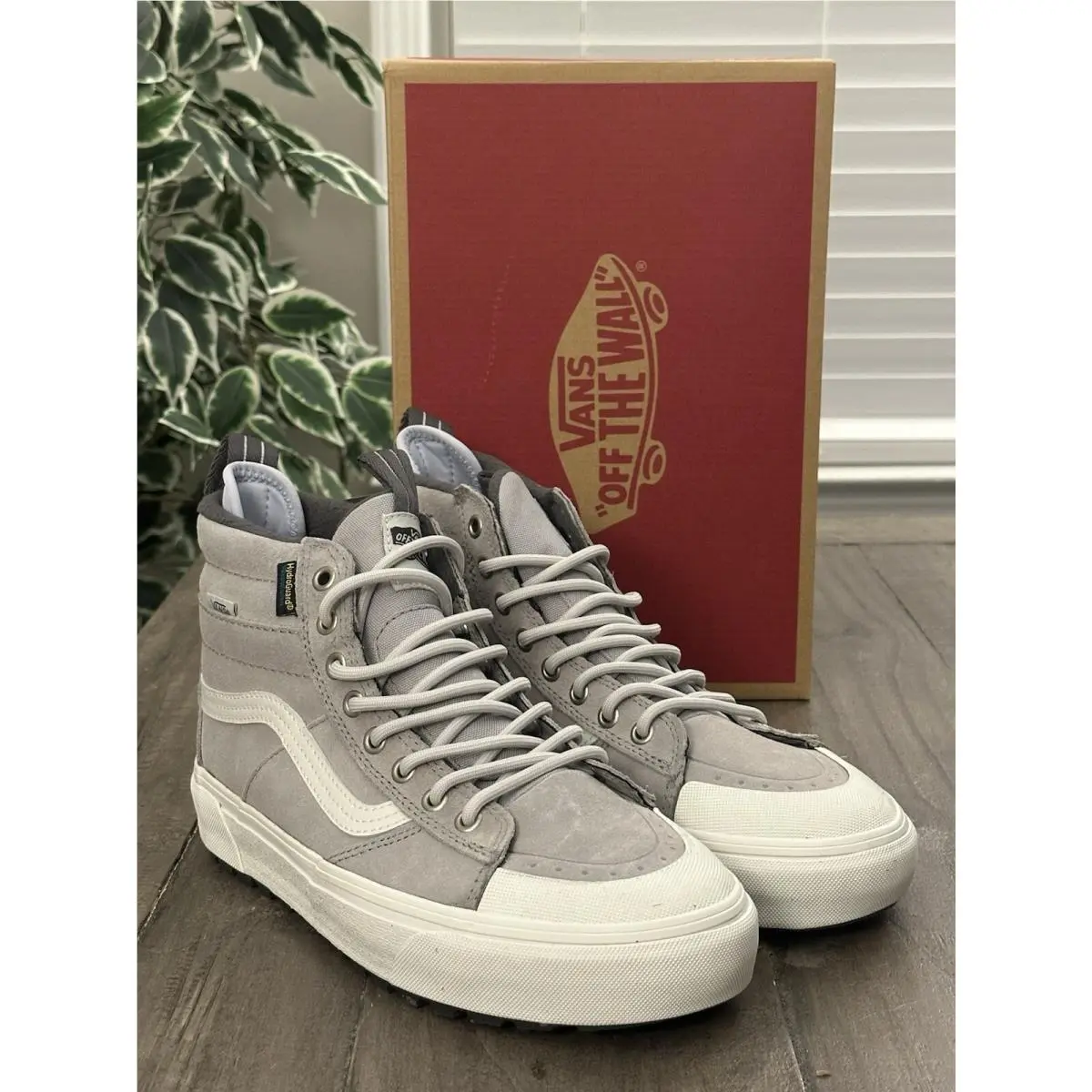 Vans shoes - Vans Mte Sk8-Hi Waterproof Sneakers Gray - VN000CVTBGF - Gray (UPC: 197065565879) 7