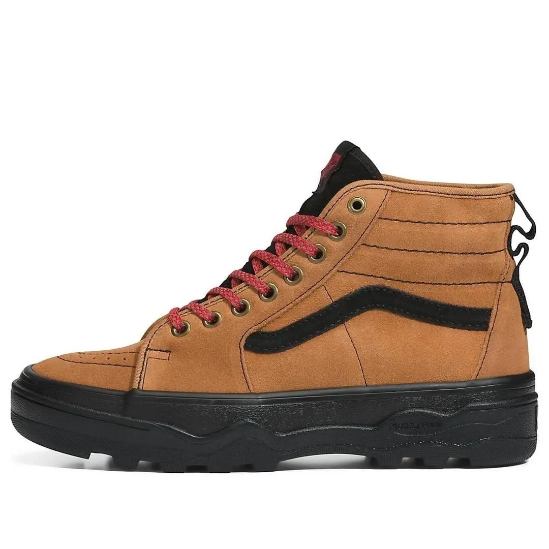 Women`s 8.5 Sentry SK8 HI Hiker Suede Brown Black by Vans