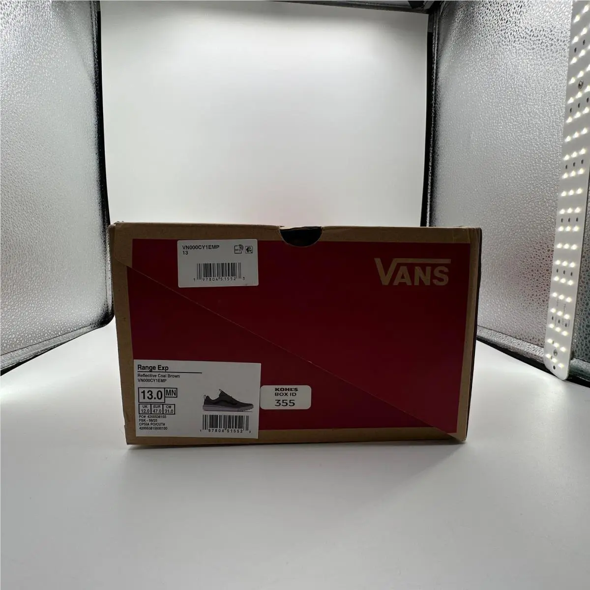 Vans shoes - Range Exp Reflective Coal Brown - Brown 9