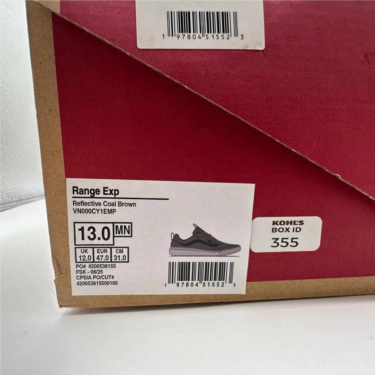 Vans shoes - Range Exp Reflective Coal Brown - Brown 10