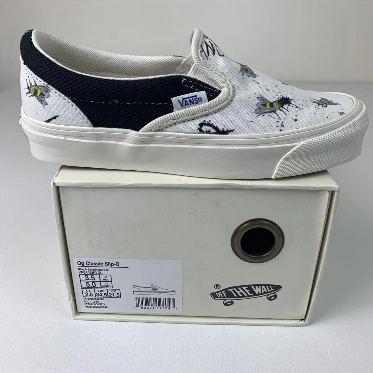 Vans shoes - Vans Og Classic Slip on - VN0A45JKVQL - White 13