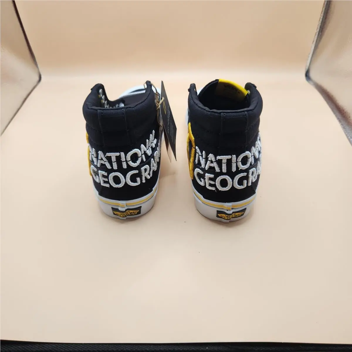 Vans shoes - Vans Sk8-Hi Reissue 13 National Geographic Logo - VN0A3TKPXHP - Black 1