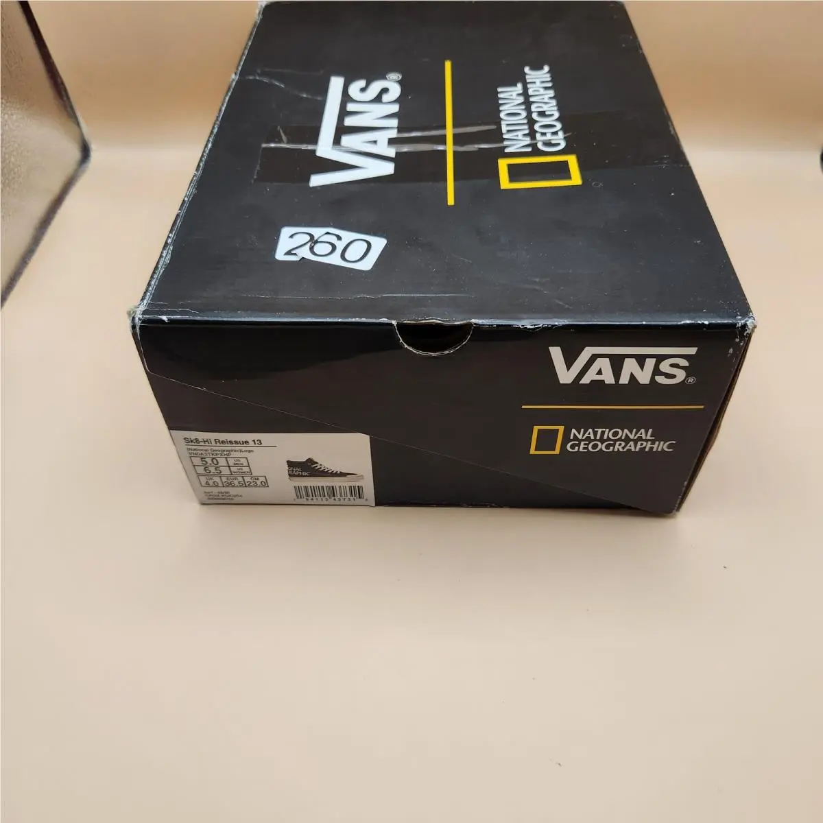 Vans shoes - Vans Sk8-Hi Reissue 13 National Geographic Logo - VN0A3TKPXHP - Black 6