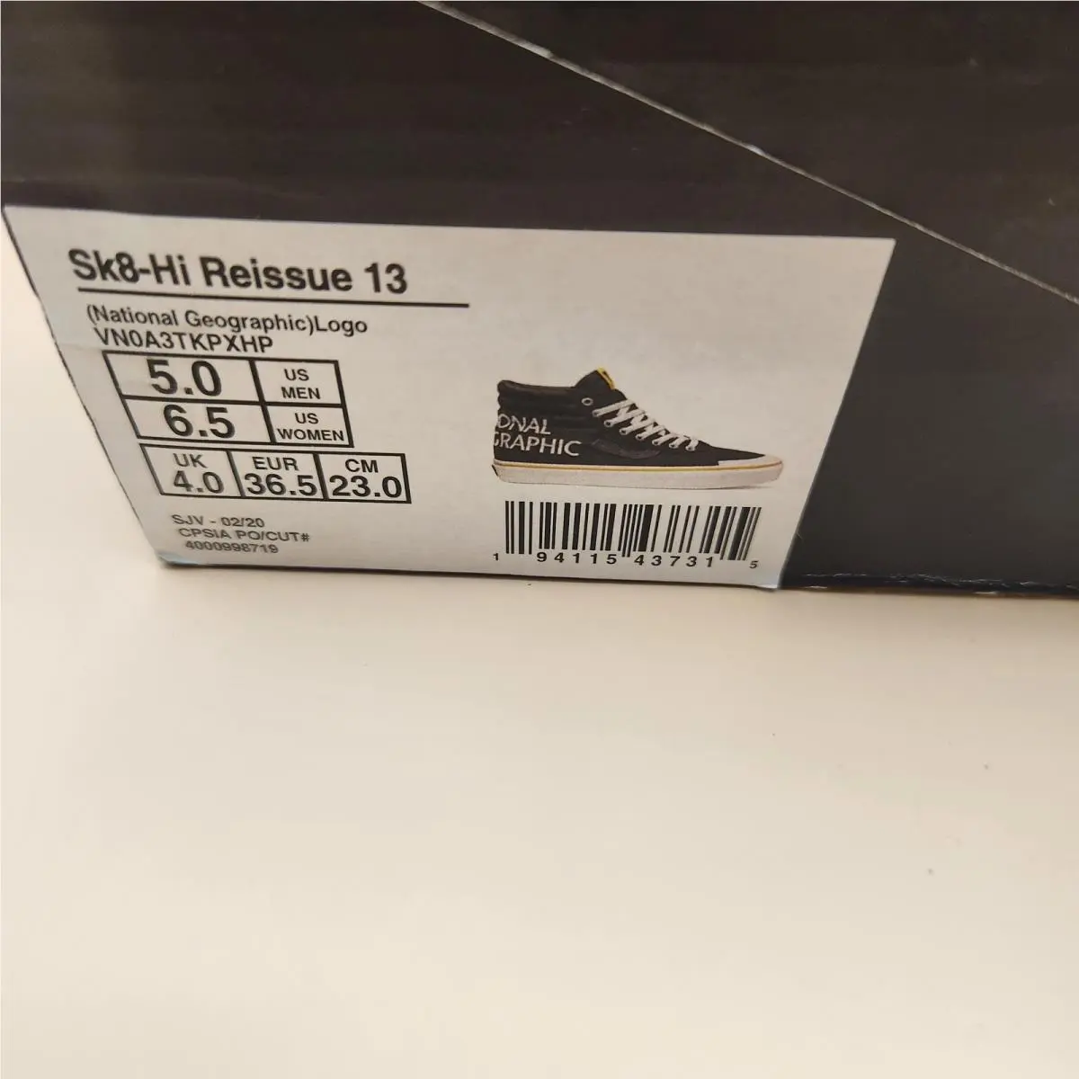 Vans shoes - Vans Sk8-Hi Reissue 13 National Geographic Logo - VN0A3TKPXHP - Black 7