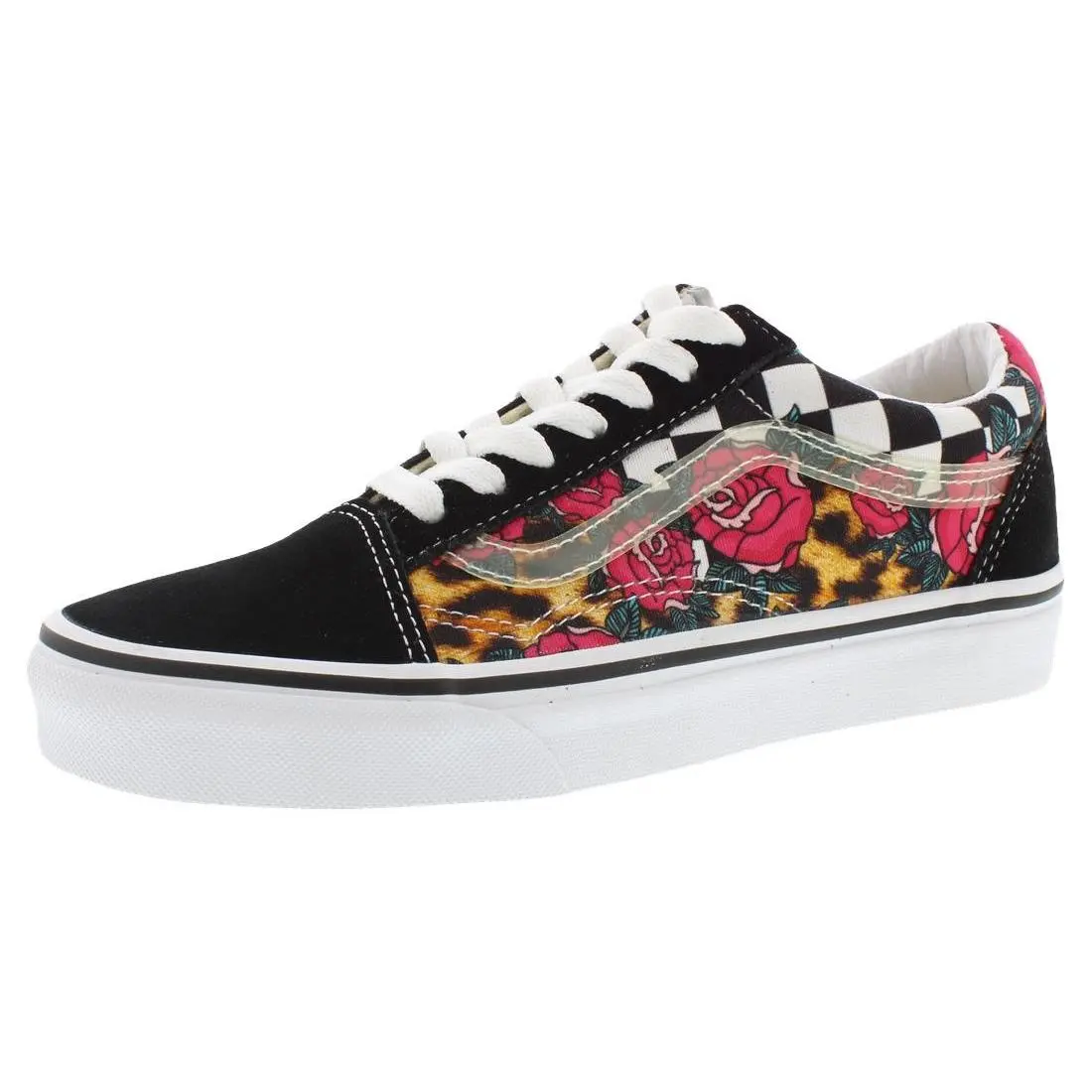 Vans shoes - Rose/Animal Checkered, Main: Multi-Colored (UPC: 194901111245) 0